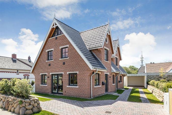 Appartement-Vermietung Bals -  - Bastianstraße 39a | Sylt | Westerland, Doppelhaushälfte für 4 Personen mit 2 Schlafzimmer, 2 Badezimmer, ca. 98 m2