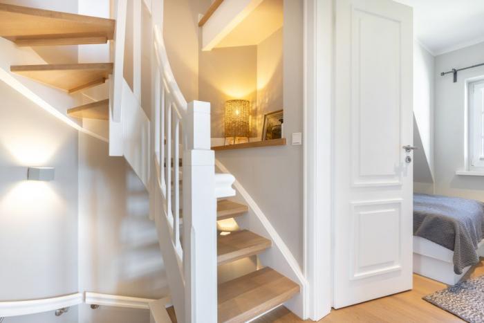 Appartement-Vermietung Bals - Sylter Quartier - Hoyerweg 10d | Haus 4.1 Hüs Mar | Sylt | Westerland, Hausteil für 7 Personen mit 4 Schlafzimmer, 2 Badezimmer, Gäste WC, ca. 137 m2, Grundstück ca. 320 m2