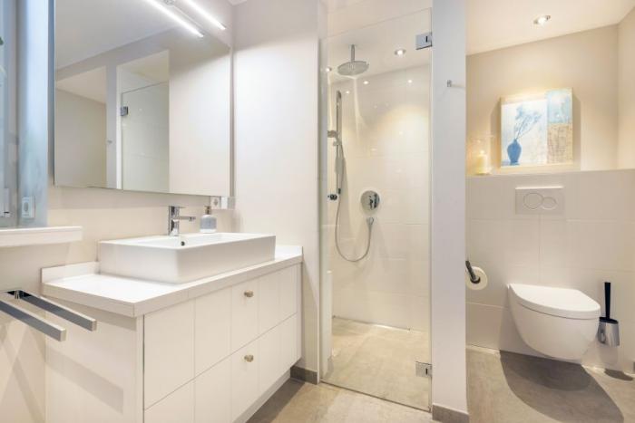 Appartement-Vermietung Bals - Sylter Quartier - Hoyerweg 10d | Haus 4.1 Hüs Mar | Sylt | Westerland, Hausteil für 7 Personen mit 4 Schlafzimmer, 2 Badezimmer, Gäste WC, ca. 137 m2, Grundstück ca. 320 m2