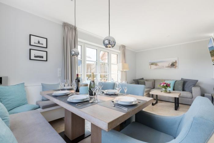 Appartement-Vermietung Bals - Sylter Quartier - Hoyerweg 10c | Haus 6.1 Söl Hüs | Sylt | Westerland, Hausteil für 6 Personen mit 4 Schlafzimmer, 3 Badezimmer, Gäste WC, ca. 137 m2, Grundstück ca. 320 m2