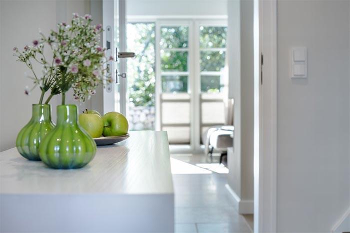 Appartement-Vermietung Bals -  - Friesische Straße 49e | Sylt | Westerland, Doppelhaushälfte für 5 Personen mit 3 Schlafzimmer, 2 Badezimmer, Gäste WC, ca. 137 m2