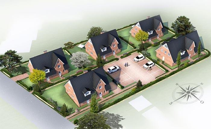 Appartement-Vermietung Bals -  - Friesische Straße 49e | Sylt | Westerland, Doppelhaushälfte für 5 Personen mit 3 Schlafzimmer, 2 Badezimmer, Gäste WC, ca. 137 m2