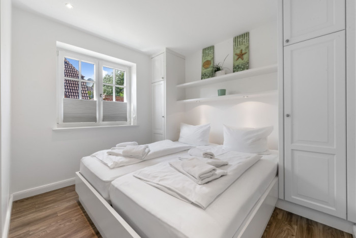 Appartement-Vermietung Bals -  - Am Friedrichshain 37 | Wohnung 3 | Sylt | Westerland, 2-Zimmer-EG-Wohnung für 2 Personen mit 1 Schlafzimmer, 1 Badezimmer, ca. 45 m2