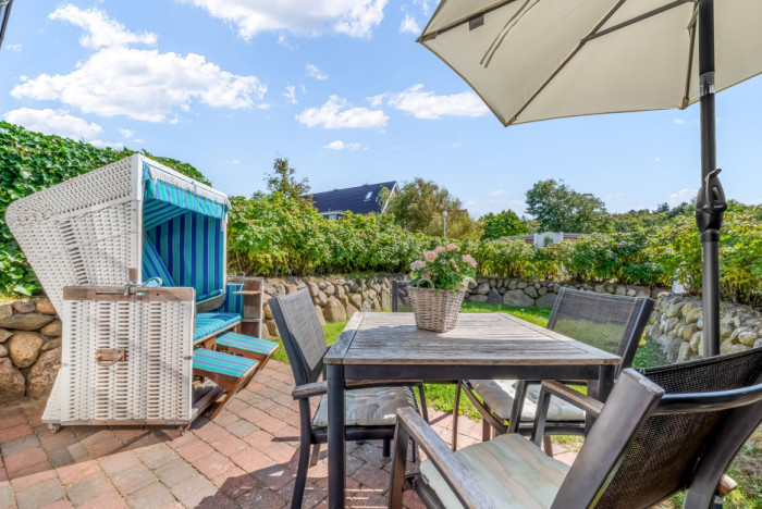 Appartement-Vermietung Bals -  - Am Friedrichshain 37 | Wohnung 3 | Sylt | Westerland, 2-Zimmer-EG-Wohnung für 2 Personen mit 1 Schlafzimmer, 1 Badezimmer, ca. 45 m2