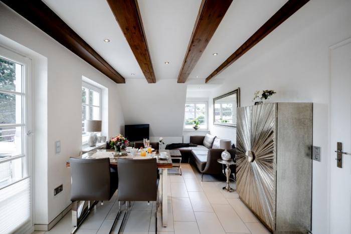 Appartement-Vermietung Bals - Wohnpark Friesenhain - Kollundweg 25b | Sylt | Westerland, 3-Zimmer-OG-Wohnung für 2 Personen mit 1 Schlafzimmer, 1 Badezimmer, ca. 73 m2