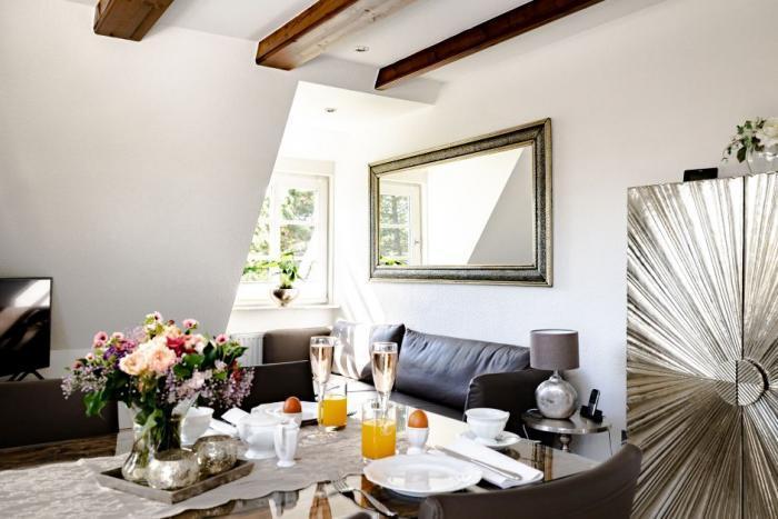 Appartement-Vermietung Bals - Wohnpark Friesenhain - Kollundweg 25b | Sylt | Westerland, 3-Zimmer-OG-Wohnung für 2 Personen mit 1 Schlafzimmer, 1 Badezimmer, ca. 73 m2