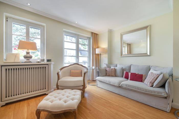 Appartement-Vermietung Bals - Wohnpark Friesenhain - Kollundweg 27a | Sylt | Westerland, 2-Zimmer-EG-Wohnung für 2 Personen mit 1 Schlafzimmer, 1 Badezimmer, ca. 60 m2