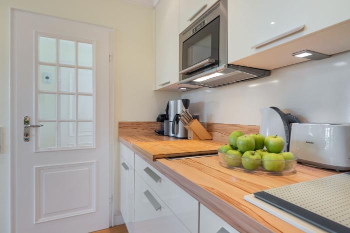 Appartement-Vermietung Bals - Wohnpark Friesenhain - Kollundweg 27a | Sylt | Westerland, 2-Zimmer-EG-Wohnung für 2 Personen mit 1 Schlafzimmer, 1 Badezimmer, ca. 60 m2