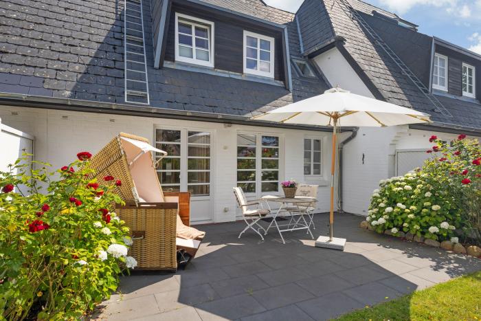 Appartement-Vermietung Bals - Wohnpark Friesenhain - Kollundweg 27a | Sylt | Westerland, 2-Zimmer-EG-Wohnung für 2 Personen mit 1 Schlafzimmer, 1 Badezimmer, ca. 60 m2