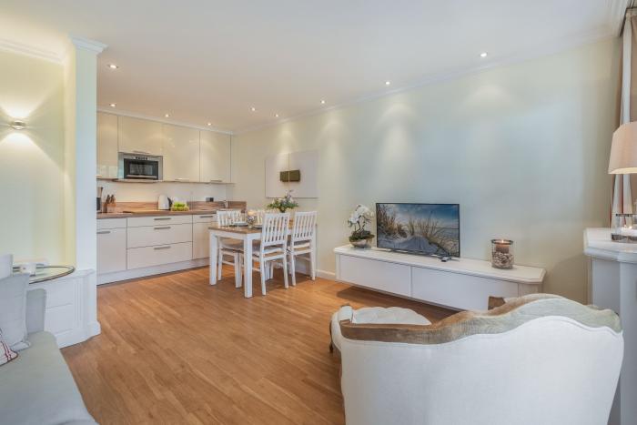 Appartement-Vermietung Bals - Wohnpark Friesenhain - Kollundweg 27a | Sylt | Westerland, 2-Zimmer-EG-Wohnung für 2 Personen mit 1 Schlafzimmer, 1 Badezimmer, ca. 60 m2