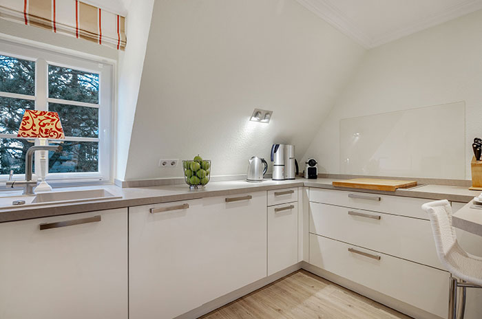 Appartement-Vermietung Bals - Wohnpark Friesenhain - Kollundweg 27b | Sylt | Westerland, 3-Zimmer-OG-Wohnung  | Maisonette für 4 Personen mit 2 Schlafzimmer, 1 Badezimmer, ca. 60 m2