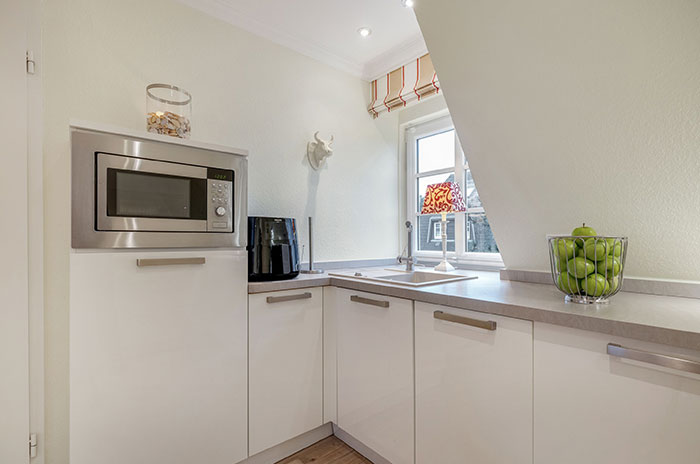 Appartement-Vermietung Bals - Wohnpark Friesenhain - Kollundweg 27b | Sylt | Westerland, 3-Zimmer-OG-Wohnung  | Maisonette für 4 Personen mit 2 Schlafzimmer, 1 Badezimmer, ca. 60 m2