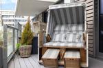 Appartement-Vermietung Bals - Neue Mitte - Neue Straße 6 | Wohnung 5 | Sylt | Westerland, 2-Zimmer-OG-Wohnung für 2 Personen mit 1 Schlafzimmer, 1 Badezimmer, ca. 50 m2, Garage, Fahrstuhl im Haus - Bild-21