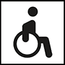 symbol wheelchair - Piktogrammen