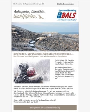 Newsletter Dezember 2017 screen - Newsletter-Archiv