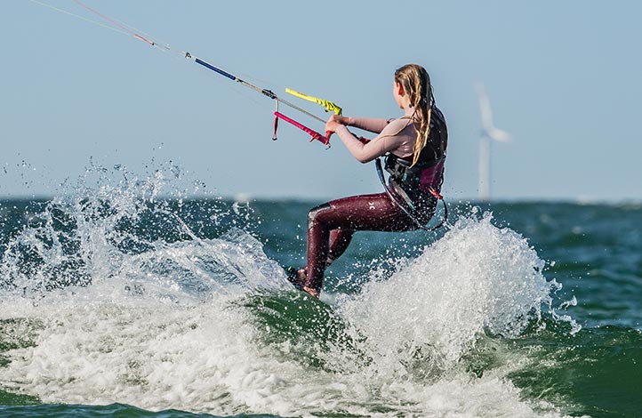 Kitesurfer auf Sylt