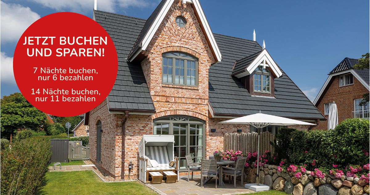 Sylt Ferienhaus und Ferienwohnung Pauschalangebote